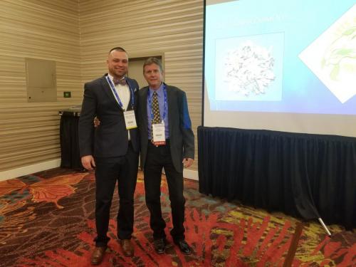 Dr. Hogg and his mentor, Dr. Greene, lecturing equine dentistry at the Western Veterinary Conference in Reno, NV